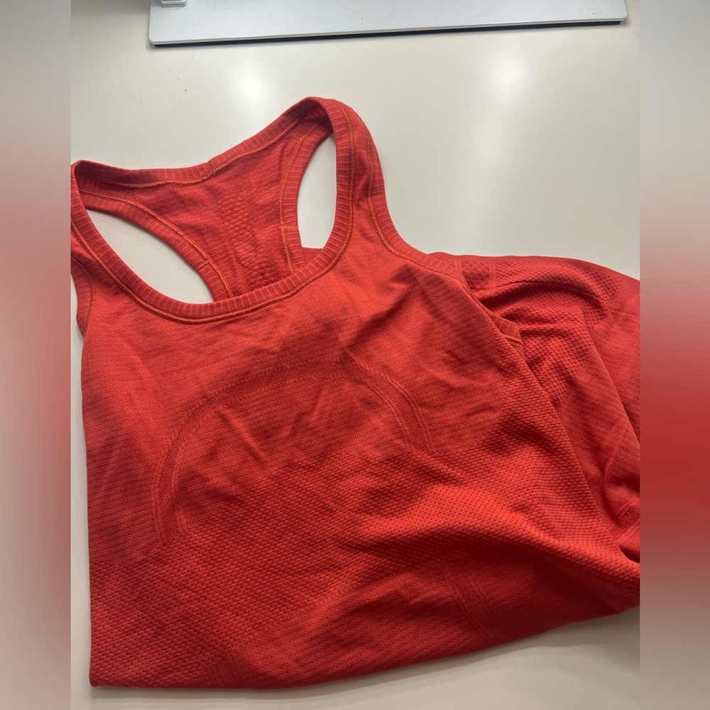 Lululemon Racerback Top Burnt Orange